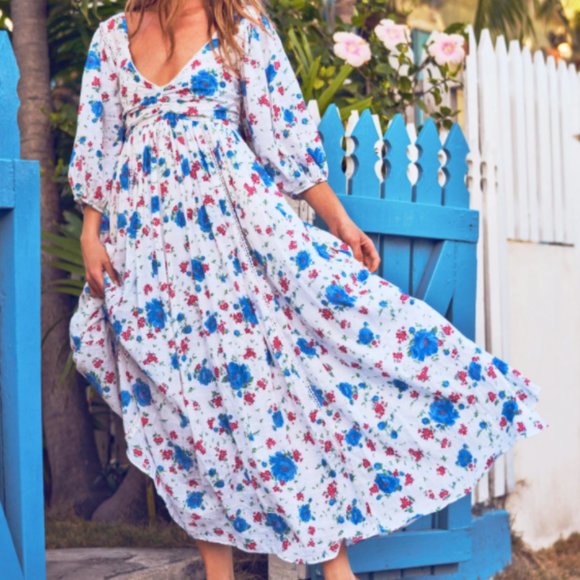 LoveShackFancy Roslyn Dress - Picture 1 of 2